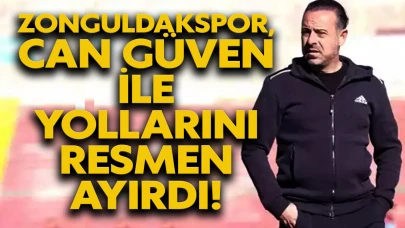 Zonguldakspor, Can Güven İle Yollarını Resmen Ayırdı!