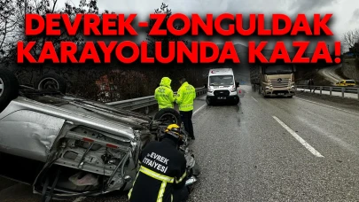 Devrek-Zonguldak karayolunda kaza!