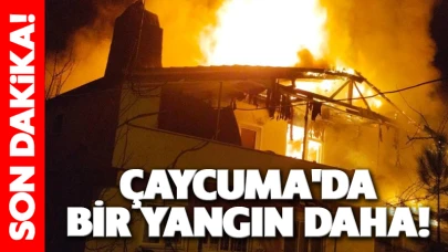 Çaycuma'da bir yangın daha!