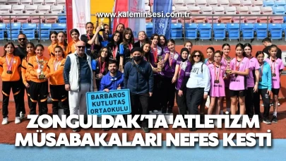 Zonguldak’ta Atletizm Müsabakaları Nefes Kesti