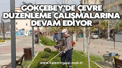 Gökçebey'de Çevre Düzenleme Çalışmalarına Devam Ediyor