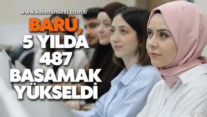BARÜ başarılı performansıyla 5 yılda 487 basamak yükseldi