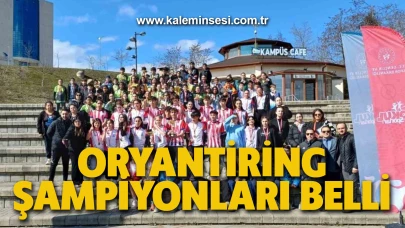 Oryantiring şampiyonları belli oldu