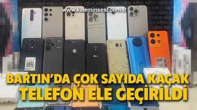 Bartın’da gümrük kaçağı cep telefonları ele geçirildi