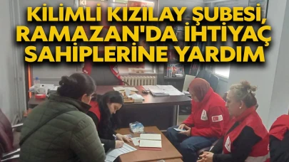 Kilimli Kızılay Şubesi, Ramazan'da İhtiyaç Sahiplerine Yardım
