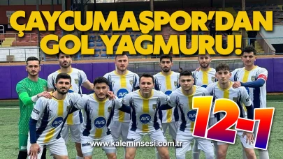 Çaycumaspor’dan Gol Yağmuru: Ereğlispor’u 12-1 Mağlup Etti!