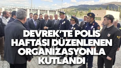 Devrek’te Polis Haftası düzenlenen organizasyonla kutlandı