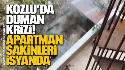 Kozlu’da Duman Krizi: Apartman Sakinleri İsyanda