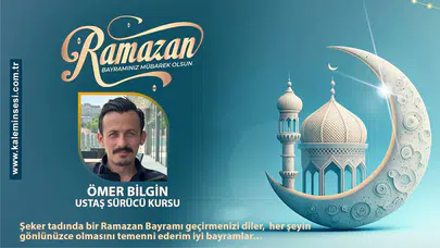 Ömer Bilgin Ramazan bayramını kutladı