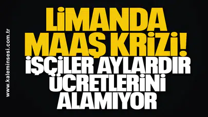 Limanda Maaş Krizi: İşçiler Aylardır Ücretlerini Alamıyor