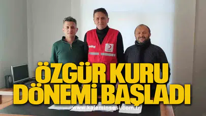 Kozlu'da Türk Kızılay Başkanlığı'na Özgür Kuru atandı...