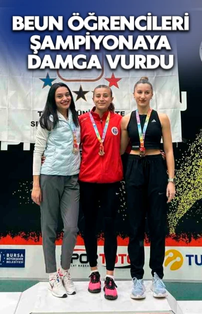 BEUN öğrencileri şampiyonaya damga vurdu