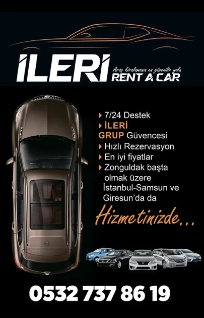 İleri Rent a car - Zonguldak Araç Kiralama