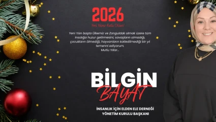 Bilgin Bayat yeni yılı kutladı...