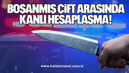 BOŞANMIŞ ÇİFT ARASINDA KANLI HESAPLAŞMA