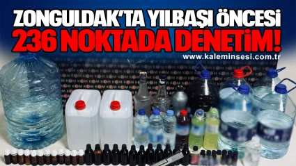 Zonguldak’ta Yılbaşı Öncesi 236 Noktada Denetim!