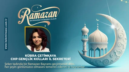 Kübra Çetinkaya Ramazan bayramını kutladı