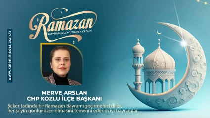 Merve Arslan Ramazan bayramını kutladı