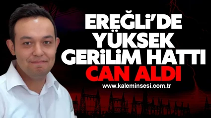 Ereğli’de Yüksek Gerilim Hattı Can Aldı