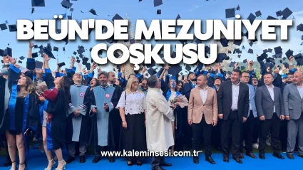 BEÜN'de mezuniyet coşkusu