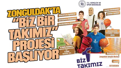 Zonguldak’ta “Biz Bir Takımız” Projesi Başlıyor