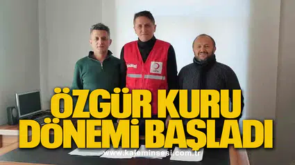 Kozlu'da Türk Kızılay Başkanlığı'na Özgür Kuru atandı...