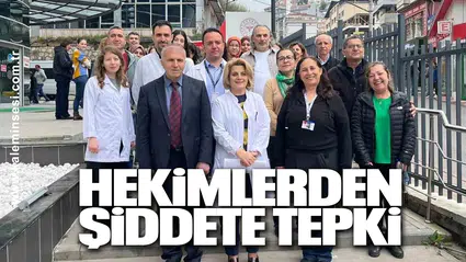 Zonguldak’ta Hekimlerden Şiddete Tepki