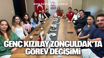 Genç Kızılay Zonguldak’ta Görev Değişimi