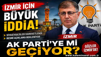 İZMİR'DE AK PARTİ BAYRAĞI DALGALANACAK