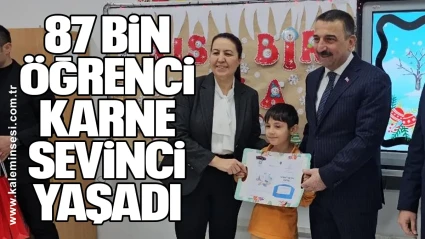 Zonguldak’ta 87 Bin Öğrenci Karne Sevinci Yaşadı