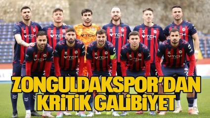 Zonguldakspor’dan kritik galibiyet