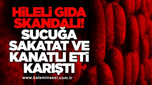 Hileli gıda skandalı! Sucuğa sakatat ve kanatlı eti karıştı