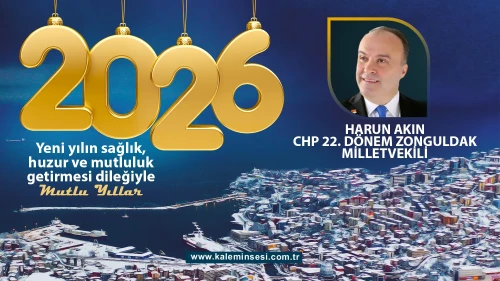 Harun Akın yeni yılı kutladı