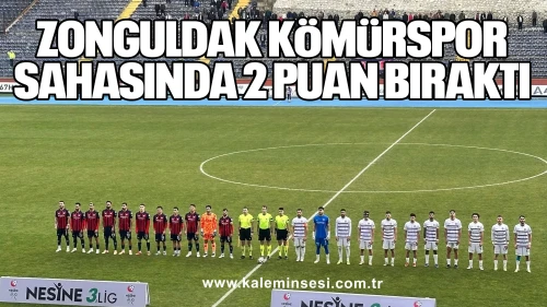 ZONGULDAKSPOR 1 PUANA RAZI OLDU