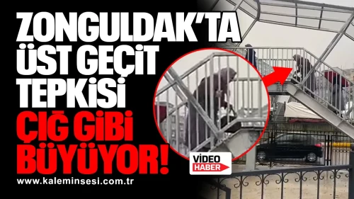 Zonguldak’ta üst geçit tepkisi çığ gibi büyüyor