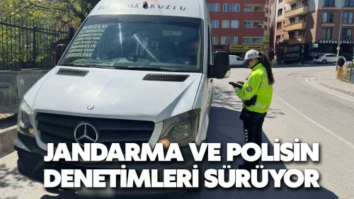 Jandarma ve polisin denetimleri sürüyor