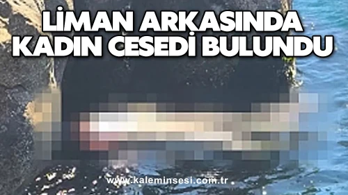 Son dakika... Liman arkasında kadın cesedi bulundu...