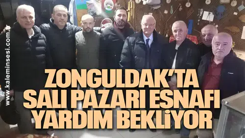 Zonguldak’ta Salı Pazarı Esnafı Yardım Bekliyor