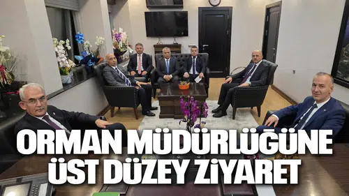ORMAN MÜDÜRLÜĞÜNE ÜST DÜZEY ZİYARET