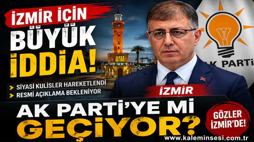 İZMİR'DE AK PARTİ BAYRAĞI DALGALANACAK