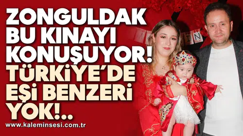 Zonguldak bu kınayı konuşuyor: Türkiye’de eşi benzeri yok!