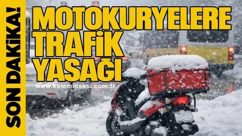 Zonguldak’ta motokuryelere 1 gün trafik yasağı