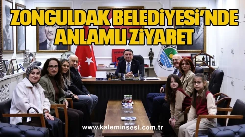 Zonguldak Belediyesi’nde Anlamlı Ziyaret