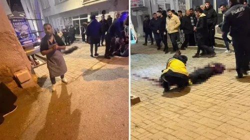 Eşini sokak ortasında öldürüp intihar etti