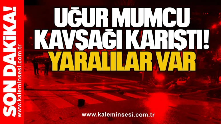 Uğur Mumcu kavşağı karıştı: Yaralılar var