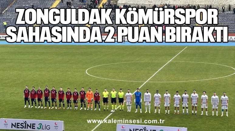 ZONGULDAKSPOR 1 PUANA RAZI OLDU