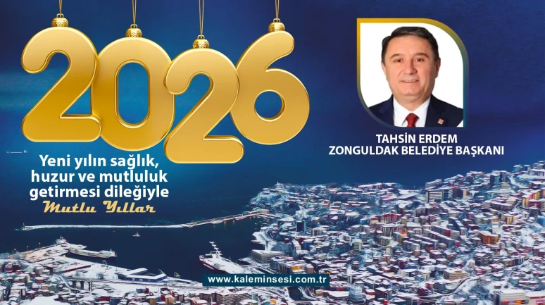 Belediye Başkanı Tahsin Erdem yeni yılı kutladı
