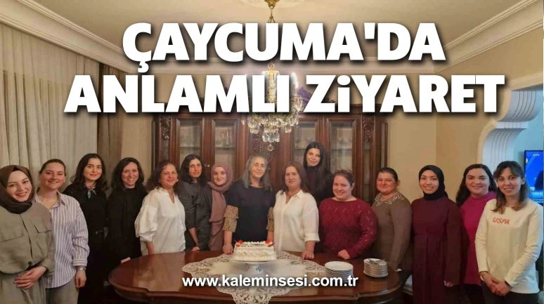 Çaycuma'da anlamlı ziyaret