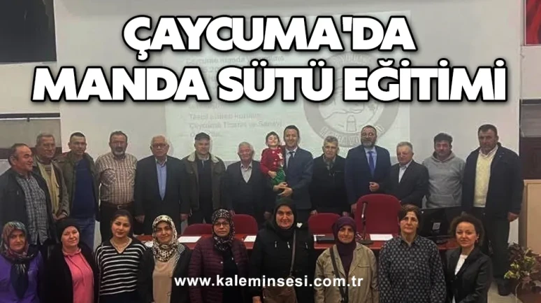 Çaycuma'da Manda Sütü Eğitimi
