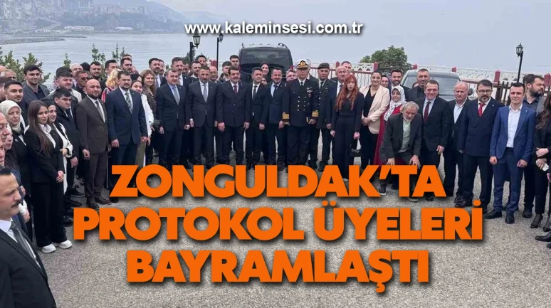 Zonguldak’ta protokol üyeleri bayramlaştı